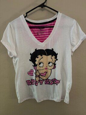Betty Boop V-neck t-shirt